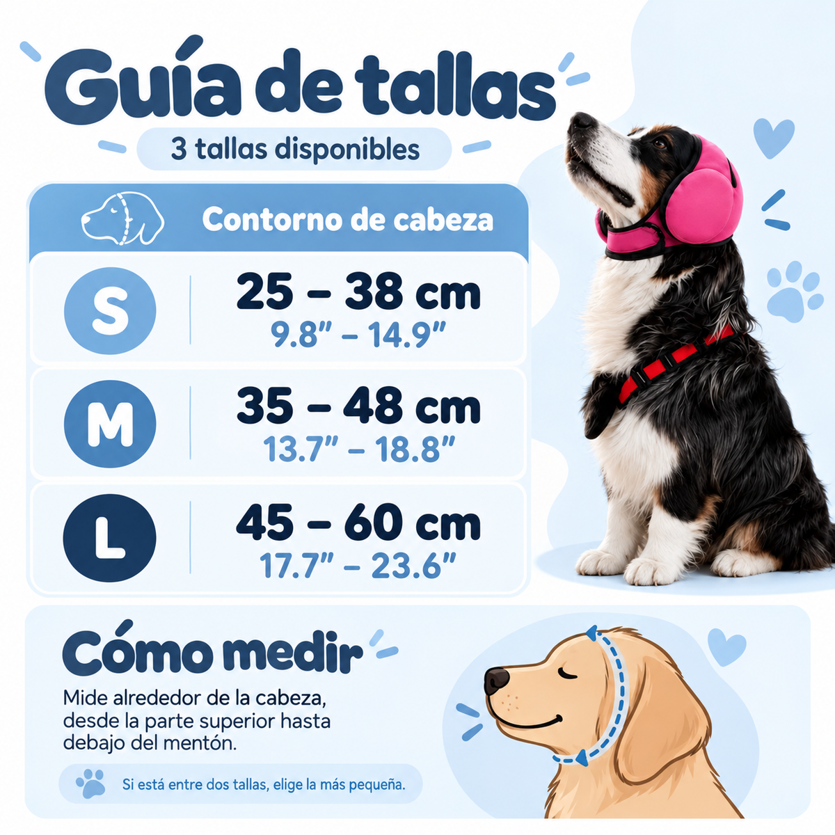 Orejeras Calmantes para perros